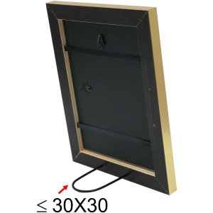 Houten lijst s45ya1 goud 20x30 cm normaal glas