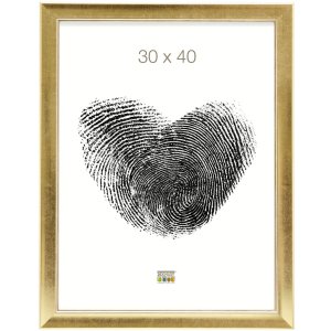 Houten lijst s45ya1 goud 20x20 cm anti-reflecterend glas