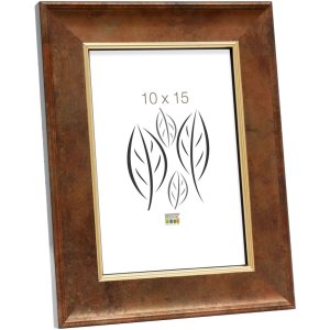 Houten lijst s46ea3 gouden rand 13x18 cm...