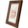 Houten lijst s46ea3 gouden rand 13x18 cm anti-reflecterend glas