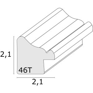 Houten lijst s46tg zwart 15x20 cm