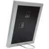 Houten lijst s66kd1 zilver 15x20 cm met passe-partout