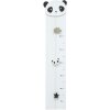 Groeimeter in Wit met Panda 17x81 cm