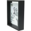 Houten Fotolijst s68sk2 zwevend foto-effect 25x25 cm zwart