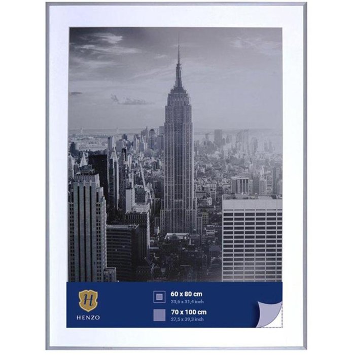 Henzo Aluminium lijst Manhattan 70x100 cm zilver