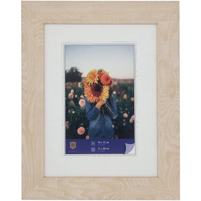 wpc fotolijst Dahlia 15x20 cm wit