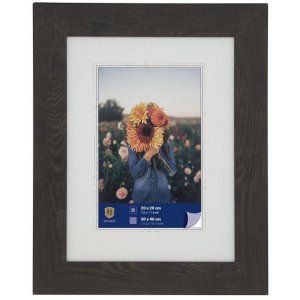 wpc fotolijst Dahlia 30x40 cm donkerbruin