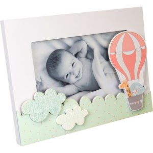 3d Baby Lijst Ballonvlucht 10x15 cm