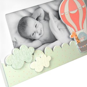 3d Baby Lijst Ballonvlucht 10x15 cm