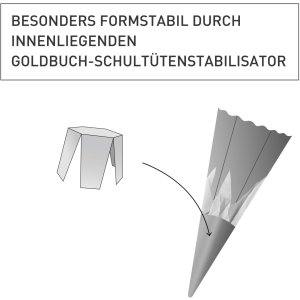 Goldbuch Schoolkegel Knutselset Kleurkarton Dino 68 cm