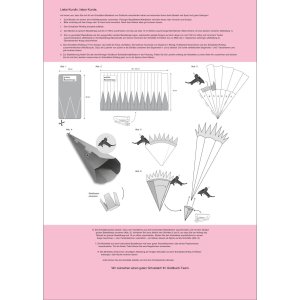 School Kegel Knutselset Gegolfd Kartonnen Vlinders 68 cm