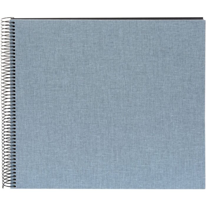 Spiraal Album Summertime Trend blauw-grijs 35x30 cm