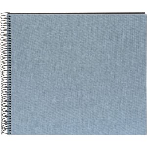 Spiraal Album Summertime Trend blauw-grijs 35x30 cm