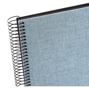 Spiraal Album Summertime Trend blauw-grijs 35x30 cm