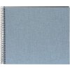 Spiraal Album Summertime Trend blauw-grijs 35x30 cm