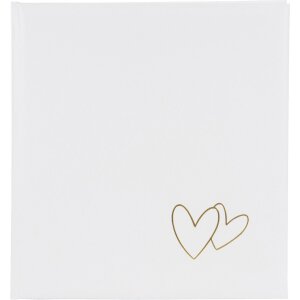 Goldbuch xl trouwalbum Cuori 30x31 cm 100 witte paginas