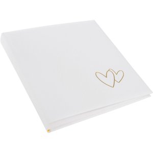 Goldbuch xl trouwalbum Cuori 30x31 cm 100 witte paginas