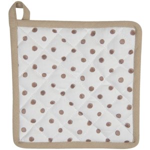 Clayre en Eef Pannenlappen 20x20 cm beige reb45