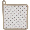 Clayre en Eef Pannenlappen 20x20 cm beige reb45