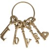 Decoratie sleutelhanger 10x5x20 cm goud 6y2276go