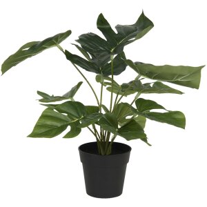 Decoratie Kunstplant Monstera Deliciosa 30x30x34 cm groen...