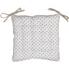 Stoelkussen met schuimrubber 40x40 cm beige reb29