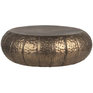 Planter tafel ø 37x12 cm goud 6y4227