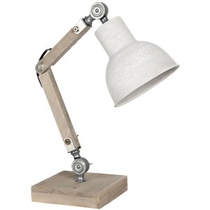 Bureaulamp 15x15x47 cm E27-max 1x60W crème 6lmp494n