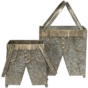 Plantenhouder broek (2 stuks) 28x15x30-50 - 23x12x24-43...