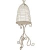 Decoratie Vogelkooi 36x31x91 cm creme 5y0811