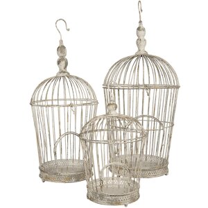 Decoratie Vogelkooi (set van 3) ø 36x81 - ø...