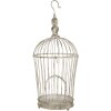 Decoratie Vogelkooi (set van 3) ø 36x81 - ø 31x72 - ø 26x44 cm wit 5y0722