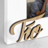 Houten fotolijst Tio 10x15 cm wit