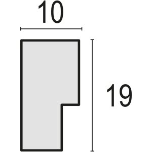 Newton Fotolijst 10x15 cm zwart