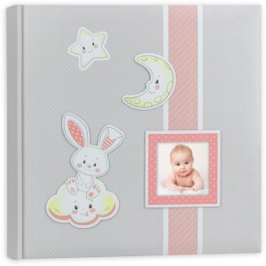 Babyalbum Fred 24x24 cm roze