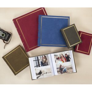 Hama Fotoalbum Londen 34x35 cm bruin 80 witte paginas