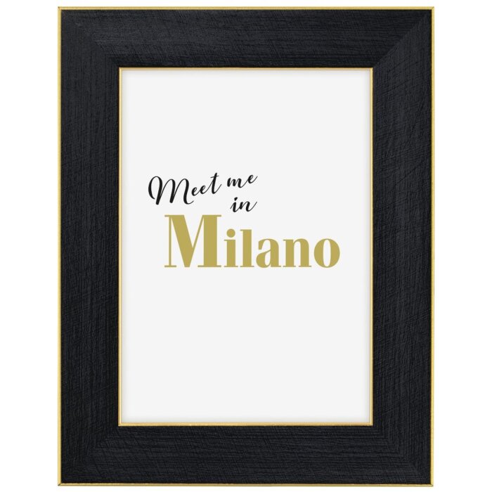 Fotolijst Milano 10x15 cm en 13x18 cm zwart