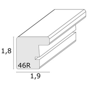 Fotolijst s46rh7 grijs-bruin