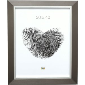 Kunststof lijst s41n zilver 18x24 cm premium glas