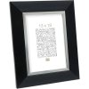 Kunststof lijst s41n zwart 15x20 cm premium glas