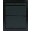 Kunststof lijst s41n zwart 18x24 cm premium glas