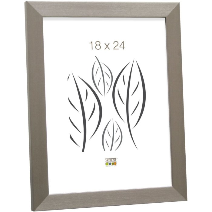 Kunststof lijst s41vd1 zilver 10x15 cm anti-reflecterend glas