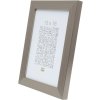 Kunststof lijst s41vd1 zilver 18x24 cm anti-reflecterend glas