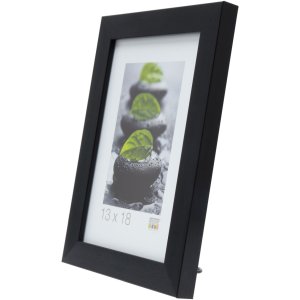 Kunststof lijst s41vh2 zwart 13x18 cm anti-reflecterend glas