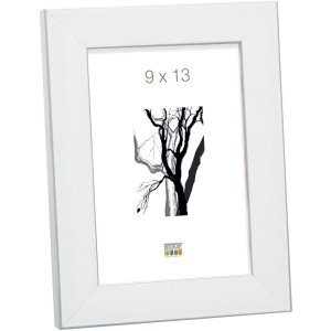 Kunststof lijst s41vk wit 10x15 cm premium glas