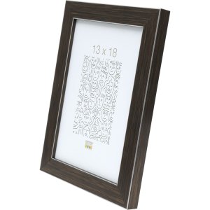 Kunststof lijst s41vk bruin 15x20 cm premium glas