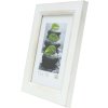 Houten lijst s42l wit 10x15 cm premium glas