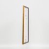 Effect houten lijst profiel 22 bruin-goud 10x10 cm Anti-reflecterend glas