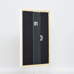 Effect houten lijst profiel 2210 wit 10x10 cm antireflecterend glas