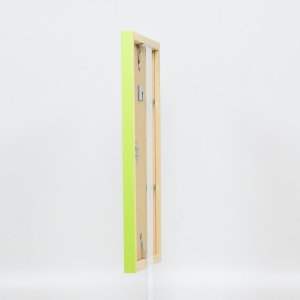 Houten lijst Top Cube 10x10 cm groen normaal glas